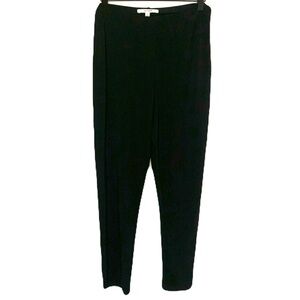 Sympli Black Women’s Size 6 Stretchy Knit Casual Comfy Pull-On Pants Minimalist